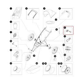 Thule Fold Lock Anchor 2x Anschlaganker f r Jogger Kinderwagen