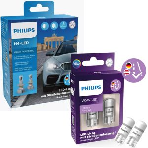 Philips H4 LED Austausch-Birne für alte Scheinwerfer - Elektrik