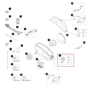 Thule Montagebeutel Ratschenhalter f r Thule RoundTrip Transition