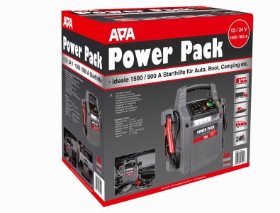 APA Power Pack 12/24V, Starthilfe 900A  Schwerer Brocken hilft müden  Batterien