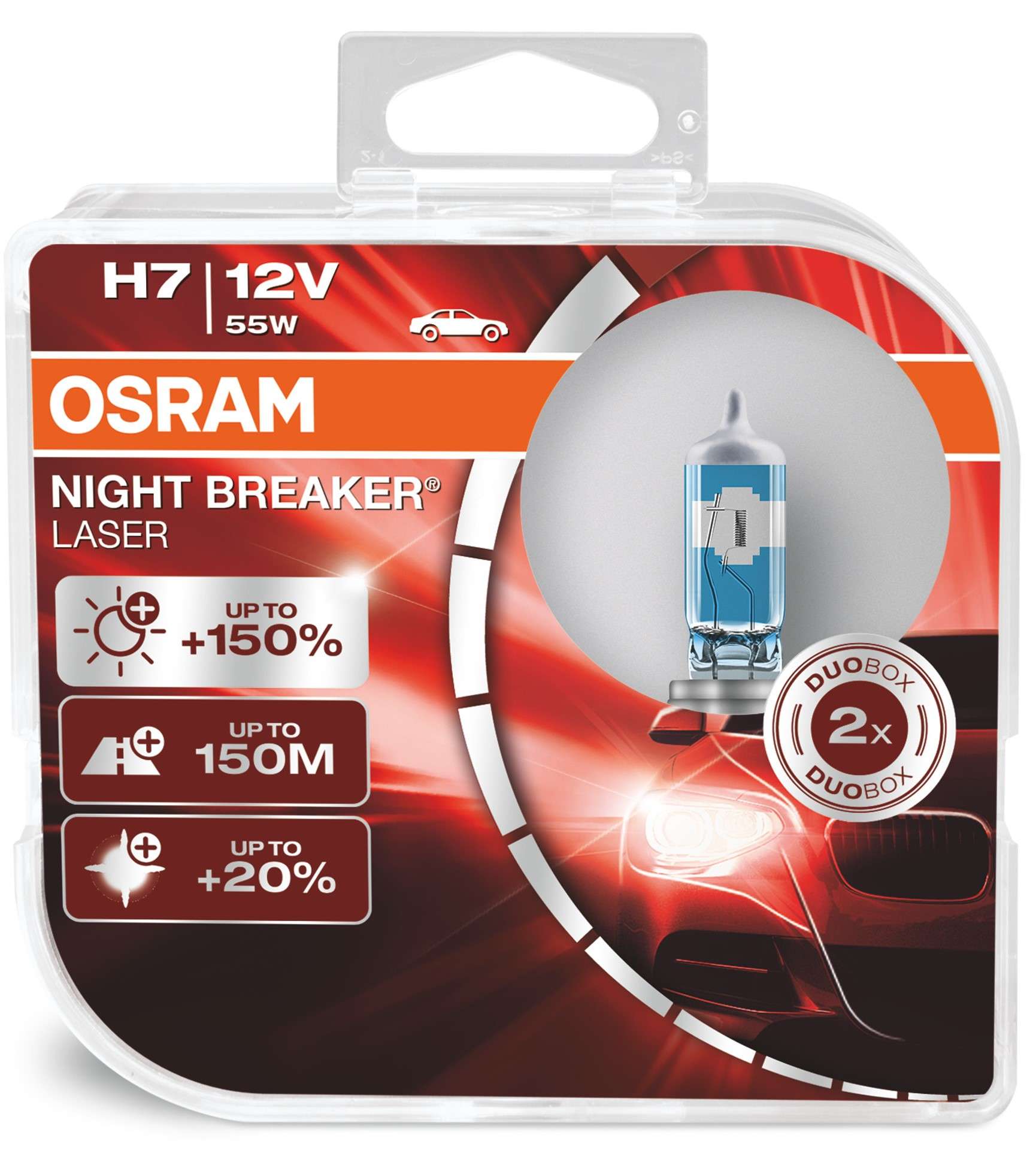Osram Night Breaker 200 Laser Silver LED H1 H3 H4 H7 H8 H11 HB3 HB4 Free  Wah