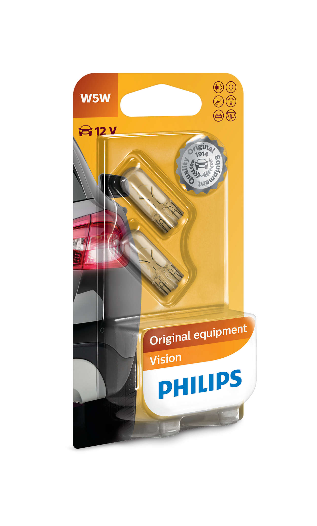 Philips Ultinon Pro6000 W5W LED Glassockel Straßenzulassung 6000K  11961HU60X2