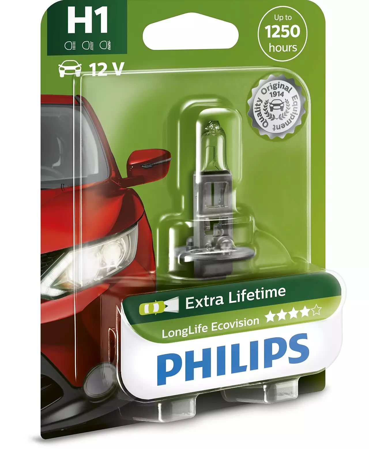 1 Ampoule PHILIPS H8 WhiteVision 12V