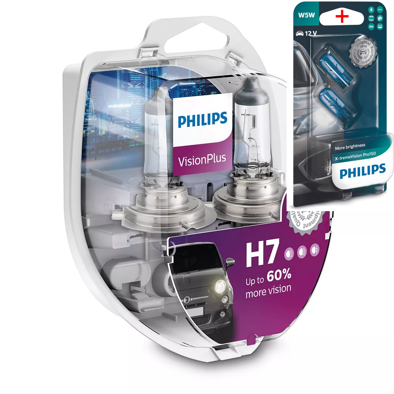 Philips X-tremeVision Pro150 H1 H4 H7 Alle Typen Freie Wahl 2 Stk.
